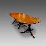 12 seat mahogany 3 pillar dining table Now Sold - Image 8