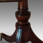 Mahogany pedestal dining table - Image 10
