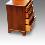 Mahogany bedside chest - Image 2