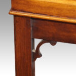 Mahogany butlers' tray on stand - Image 3