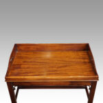 Mahogany butlers' tray on stand - Image 6
