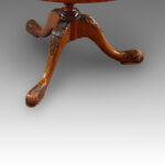 Mahogany circular coffee table - Image 3