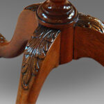 Mahogany circular coffee table - Image 4