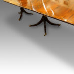 Edwardian 12 seat triple pillar dining table Now Sold - Image 9
