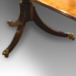 Edwardian 12 seat triple pillar dining table Now Sold - Image 10