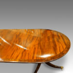 Edwardian 12 seat triple pillar dining table Now Sold - Image 3