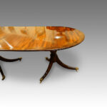 Edwardian 12 seat triple pillar dining table Now Sold - Image 7