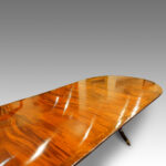 Edwardian 12 seat triple pillar dining table Now Sold - Image 12