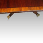 Mahogany cross-banded dining table - Image 13