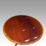 Mahogany cross-banded dining table - Image 11