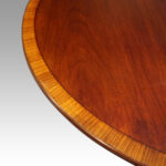 Mahogany cross-banded dining table - Image 9