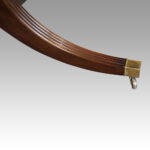 Mahogany cross-banded dining table - Image 6