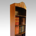 Mahogany open bookcase - Image 5