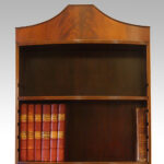 Mahogany open bookcase - Image 2