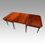 Gillow style mahogany extending dining table