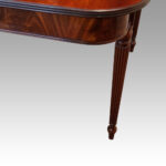 Gillow style mahogany extending dining table - Image 2