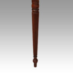 Gillow style mahogany extending dining table - Image 3