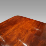 Gillow style mahogany extending dining table - Image 4
