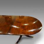 Mahogany twin pillar dining table Now Sold - Image 8