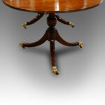 Mahogany twin pillar dining table Now Sold - Image 7