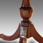 Mahogany twin pillar dining table Now Sold - Image 6