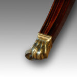 Mahogany twin pillar dining table Now Sold - Image 5