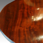 Mahogany twin pillar dining table Now Sold - Image 3