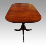 Regency style mahogany dining table - Image 4