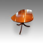 Mahogany twin pillar dining table - Image 6