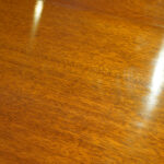 Mahogany twin pillar dining table - Image 5