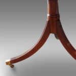 Mahogany twin pillar dining table - Image 3