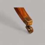 Mahogany twin pillar dining table - Image 4