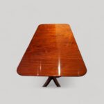 Mahogany twin pillar dining table - Image 7