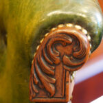 Maples Edwardian revolving desk chair. NOW SOLD - Image 4