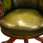 Maples Edwardian revolving desk chair. NOW SOLD - Image 7