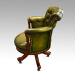Maples Edwardian revolving desk chair. NOW SOLD - Image 8