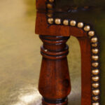 Maples Edwardian revolving desk chair. NOW SOLD - Image 9