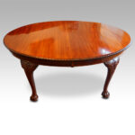 Maple & co mahogany extending dining table - Image 14