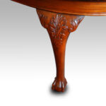 Maple & co mahogany extending dining table - Image 10