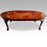 Maple & co mahogany extending dining table - Image 8