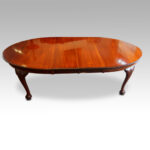 Maple & co mahogany extending dining table - Image 3