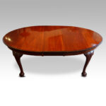 Maple & co mahogany extending dining table - Image 2