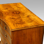 Maple & co walnut serpentine chest of drawers - Image 3