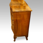 Maple & co walnut serpentine chest of drawers - Image 7