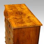 Maple & co walnut serpentine chest of drawers - Image 8