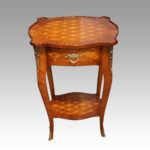 Matched pair of Antique French side tables - Image 5