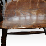 Set of 4 Antique stick back armchairs - Image 5