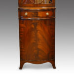 George VI mahogany narrow bookcase - Image 7