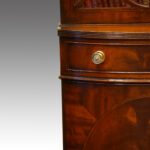 George VI mahogany narrow bookcase - Image 6