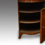 George VI mahogany narrow bookcase - Image 4